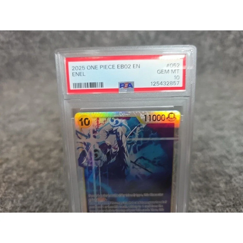 2025 One Piece Extra Booster Anime 25th Collection #052 ENEL PSA 10